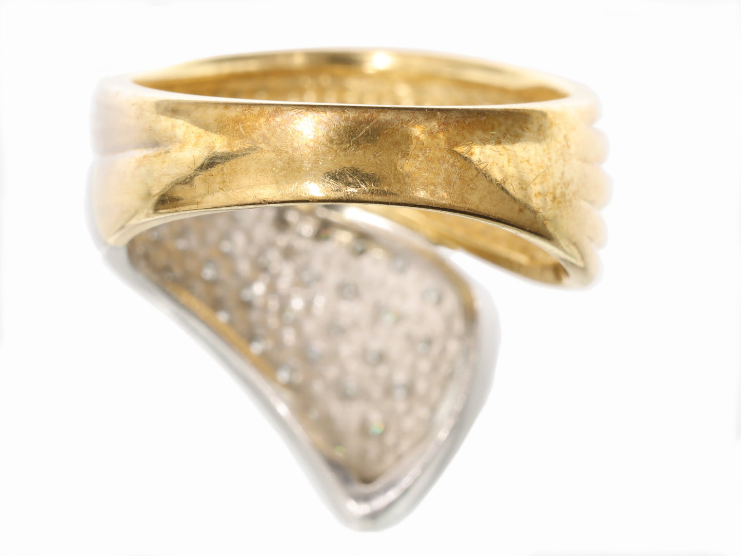 D0.39ct K18/Pt900 9.0g Ring 