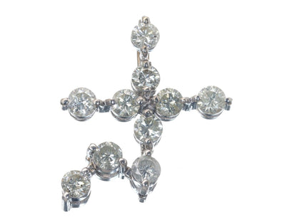 D1.00ct 2.5g K18WG Pendant Top 