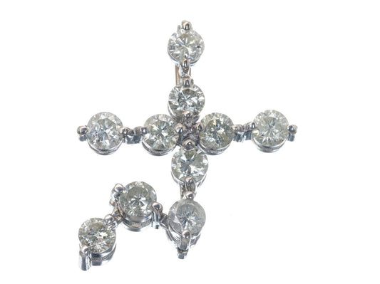 D1.00ct 2.5g K18WG Pendant Top 