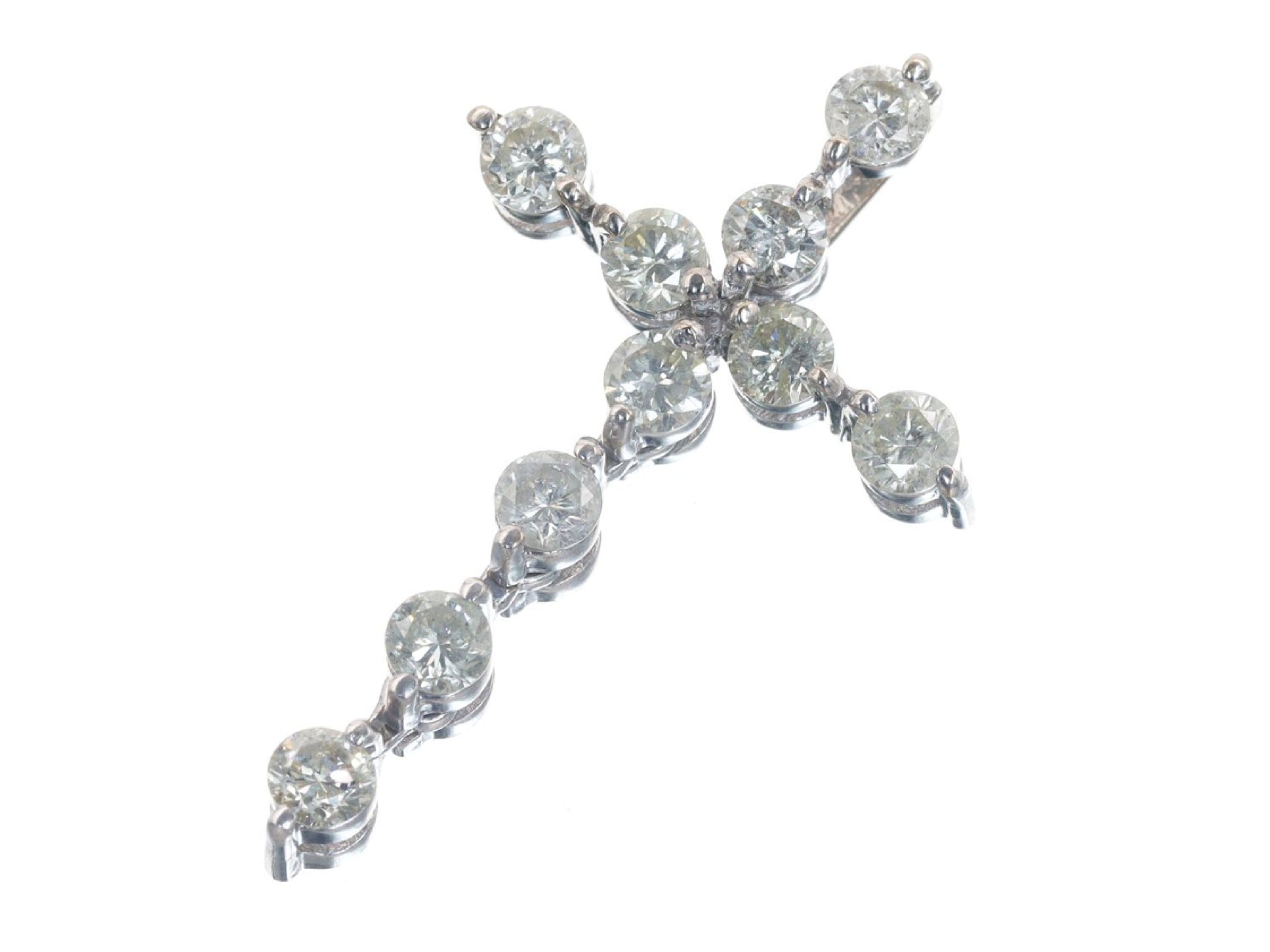 D1.00ct 2.5g K18WG Pendant Top 