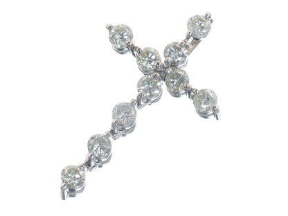 D1.00ct 2.5g K18WG Pendant Top 
