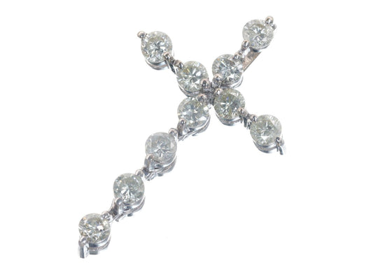 D1.00ct 2.5g K18WG Pendant Top 