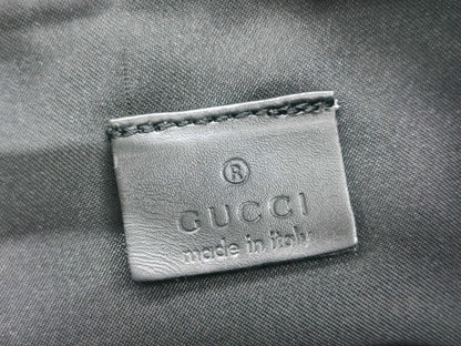 GUCCI GG Canvas Handbag with Accessory Pouch and Leather GG Pattern