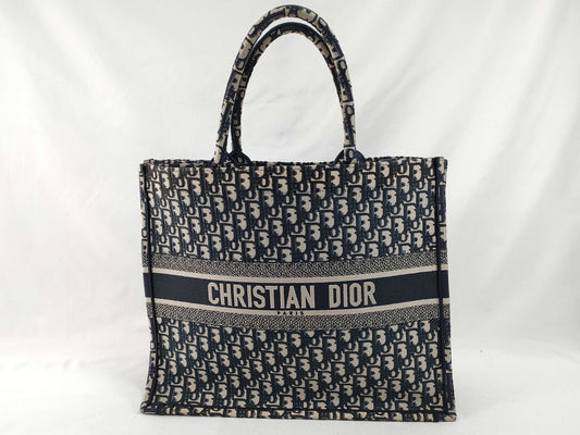 Dior Trotter Embroidered Book Tote Bag