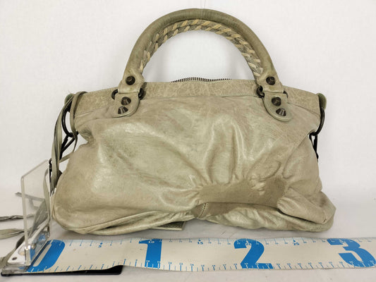 BALENCIAGA The First Balenciaga The First Gray Handbag