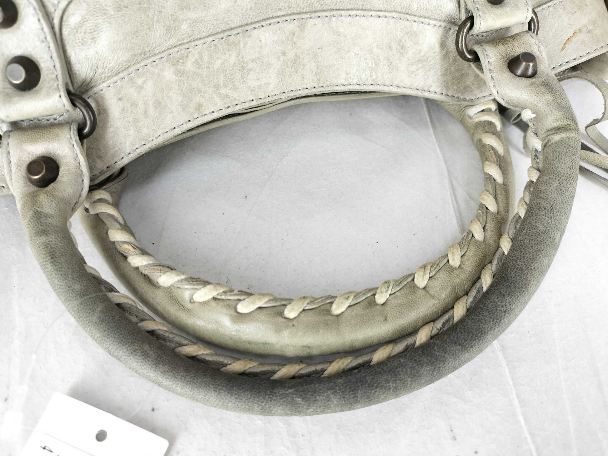 BALENCIAGA The First Balenciaga The First Gray Handbag