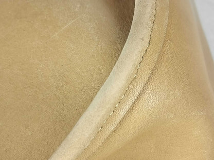 COACH shoulder bag in beige leather