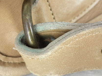 COACH shoulder bag in beige leather