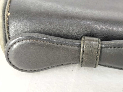 COACH 2-Way Leather Black Shoulder Bag