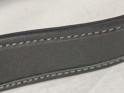 COACH one-shoulder leather black shoulder bag