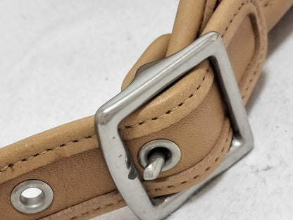 COACH shoulder bag in beige leather