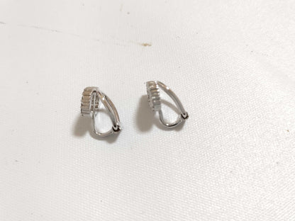 Dior Christian Dior CD Logo Rhinestone Clair D Lune Earrings