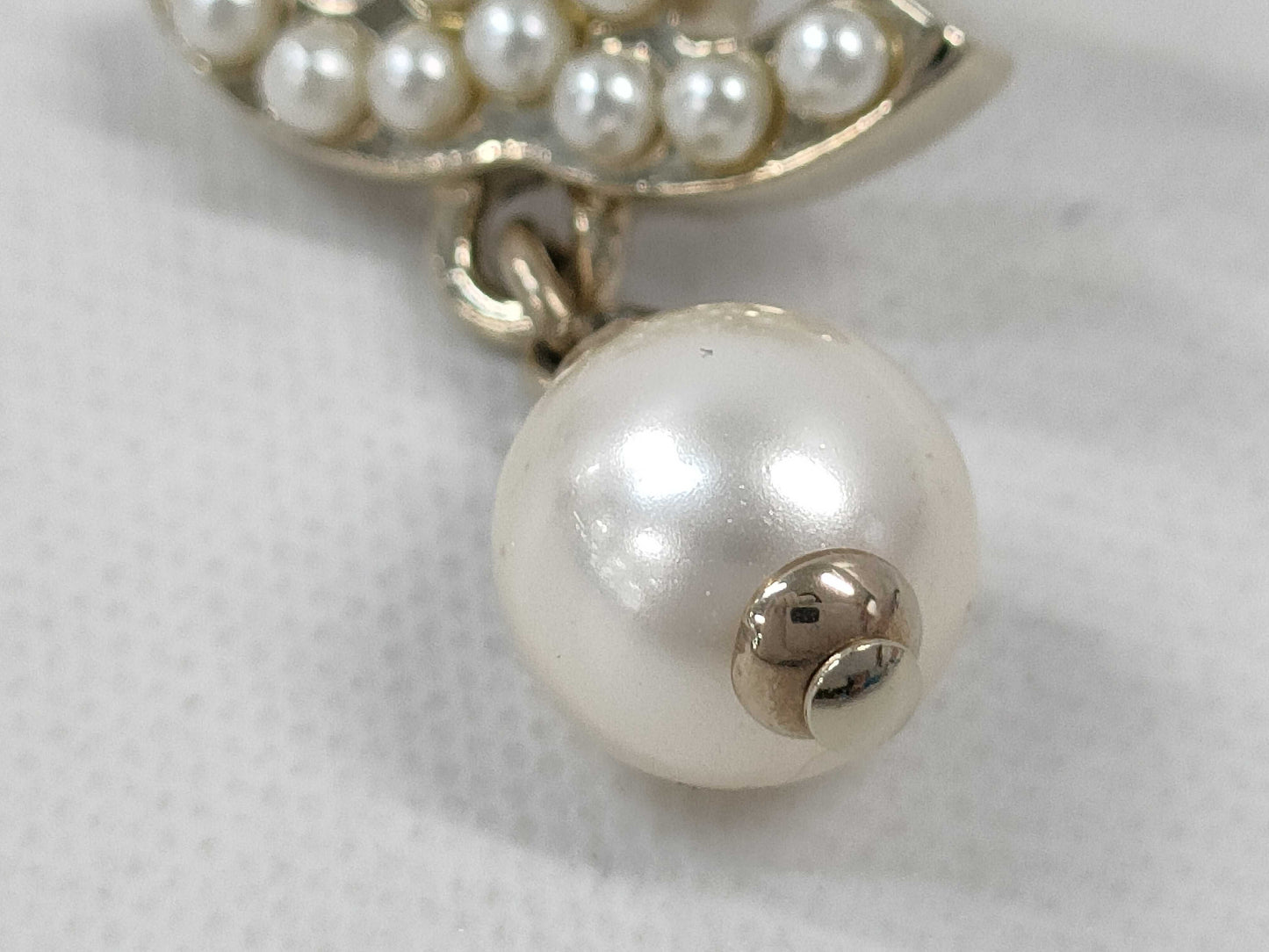 CHANEL Faux Pearl 06V Earrings