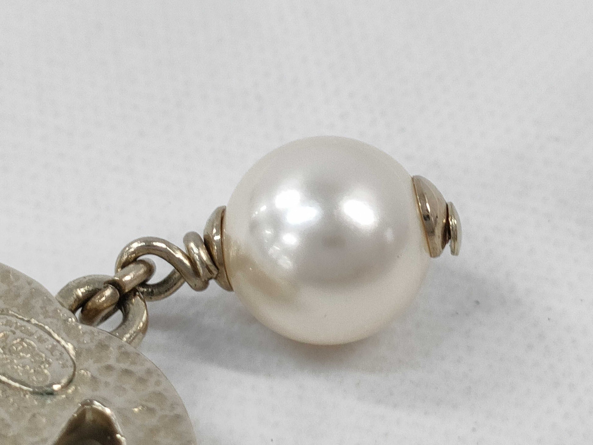 CHANEL Faux Pearl 06V Earrings
