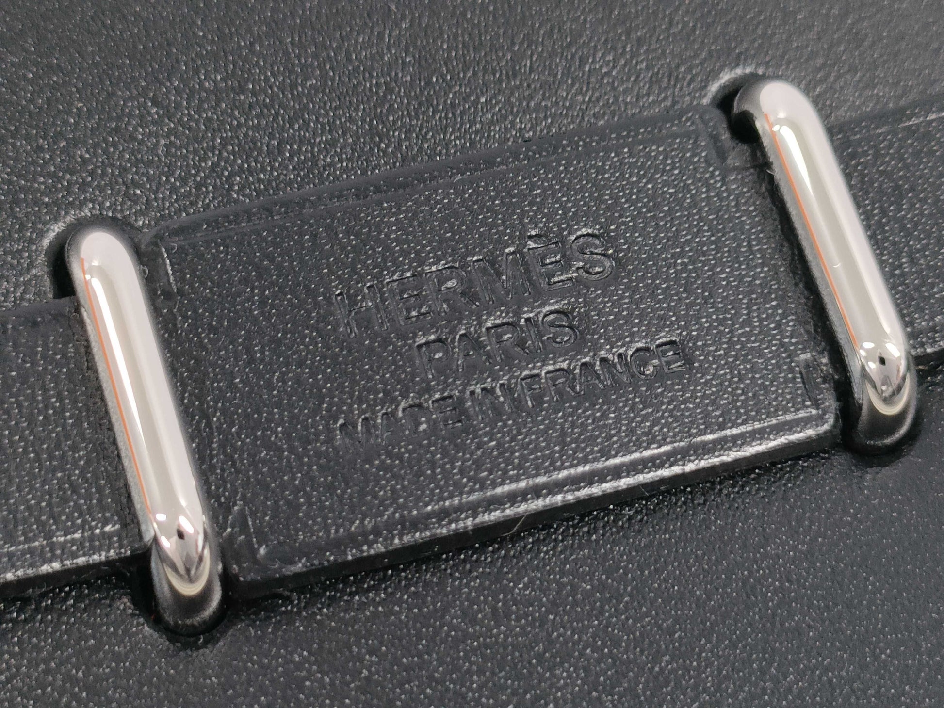 HERMES Airbag Zip 20 Le Tourne K Stamp Ecru/Black H085414CKAF Shoulder Bag
