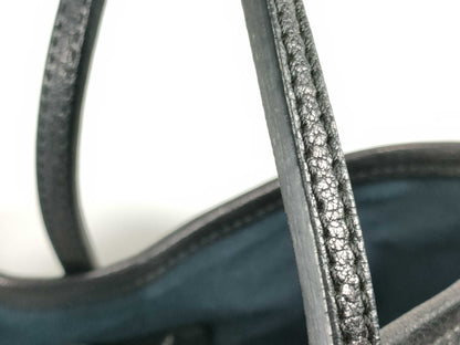 DOLCE&GABBANA Dolce & Gabbana Denim Leopard Print Blue x Black Tote Bag