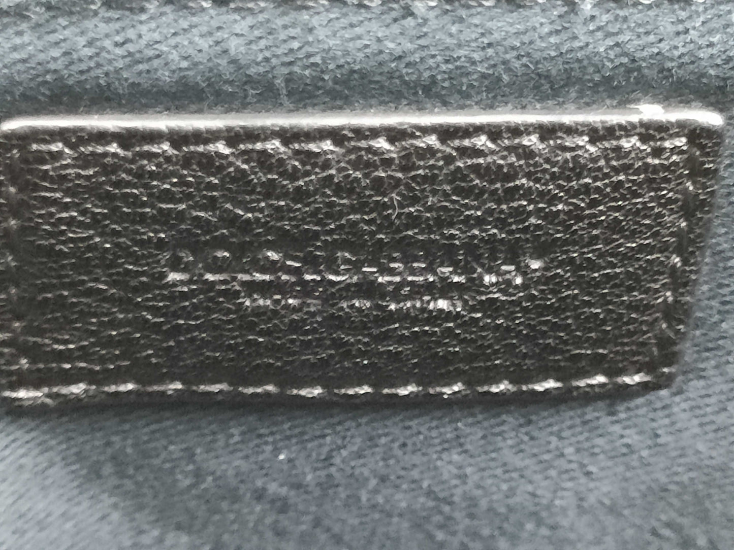 DOLCE&GABBANA Dolce & Gabbana Denim Leopard Print Blue x Black Tote Bag