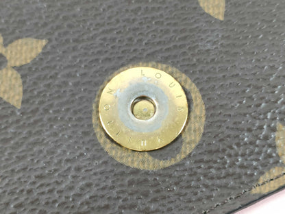 LOUIS VUITTON RFID Verified S N 4199 Monogram Louis Vuitton Monogram Portefeuille Flore Chain Rose Ballerine Shoulder Bag