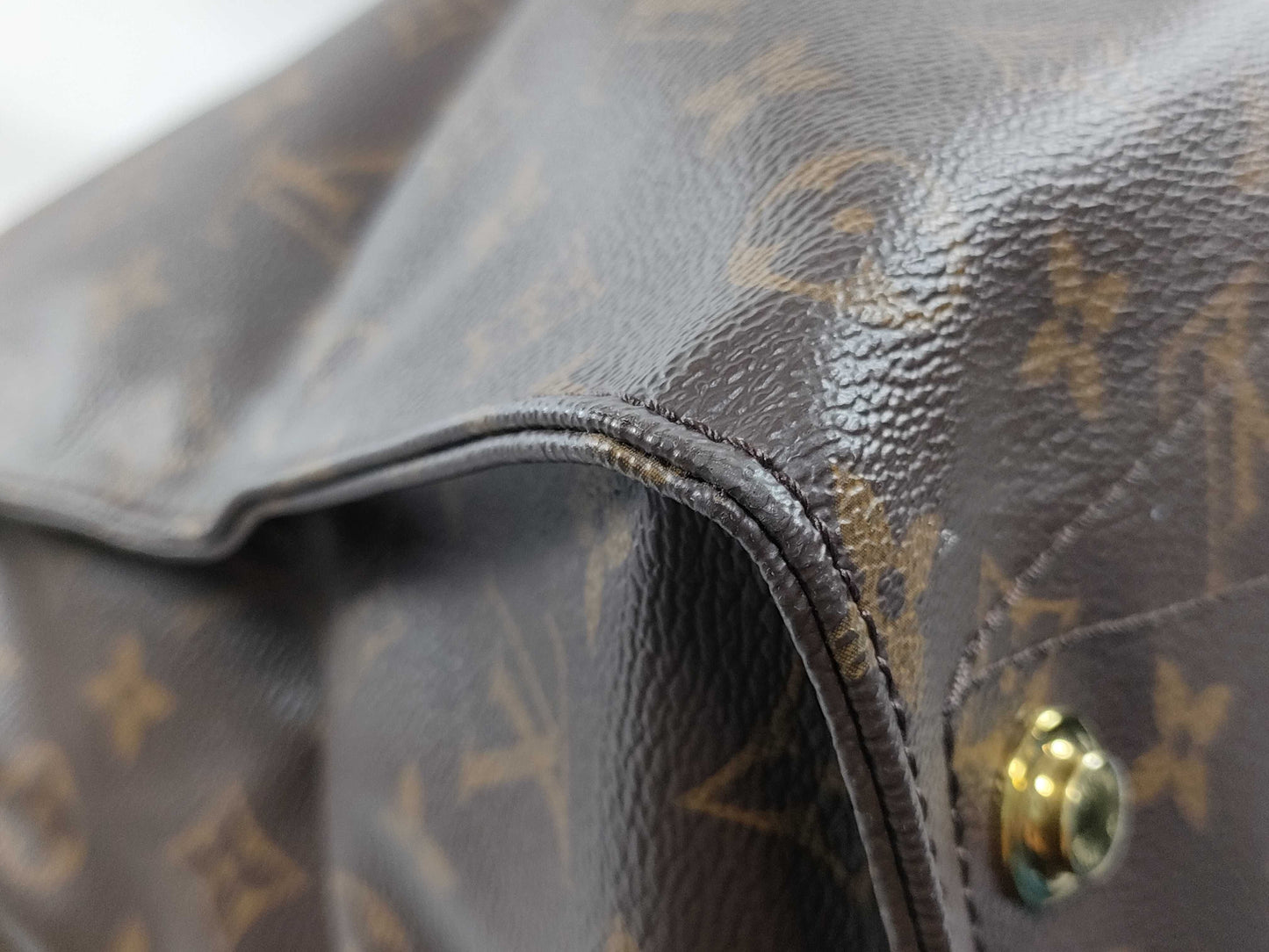 LOUIS VUITTON RFID Unverified DU 4109 Monogram Louis Vuitton Monogram City Steamer XXL M44497 Women's 2-Way Handbag