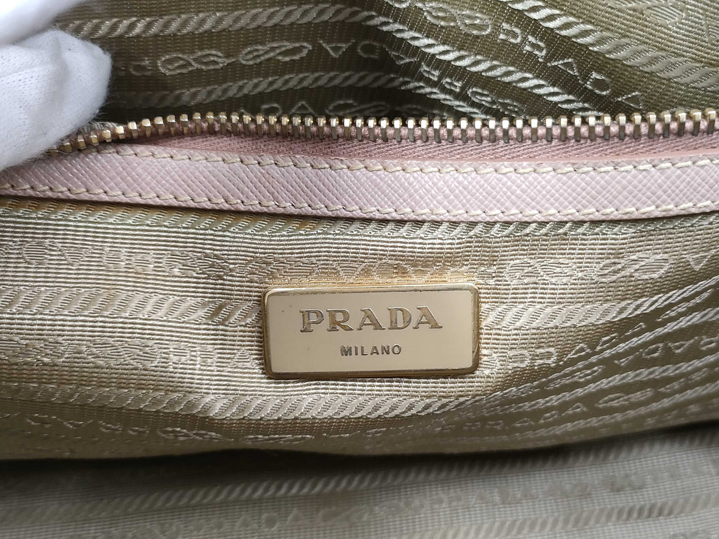 PRADA Prada Boston Cameo Saffiano Handbag