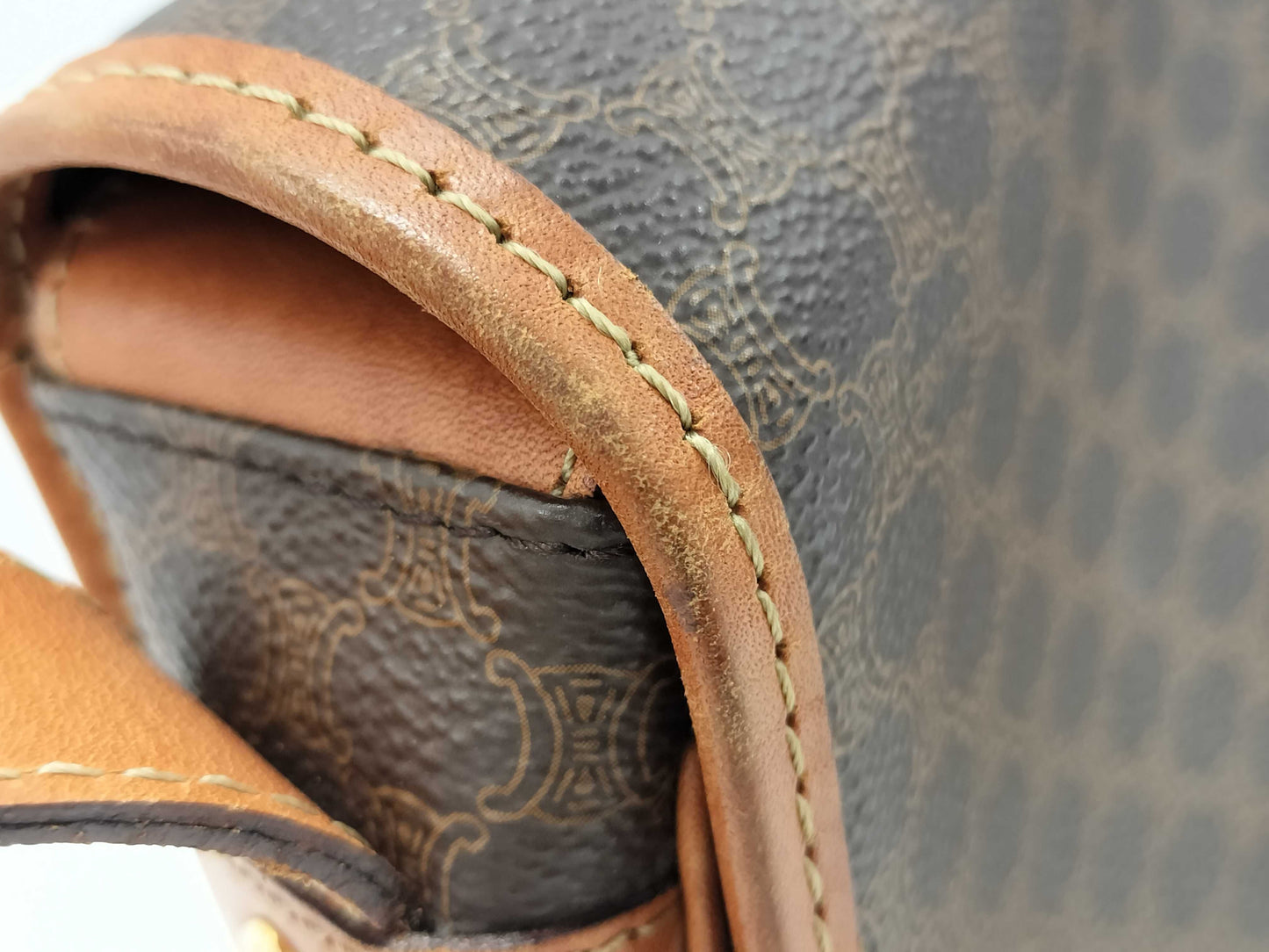 CELINE Macadam Shoulder Bag
