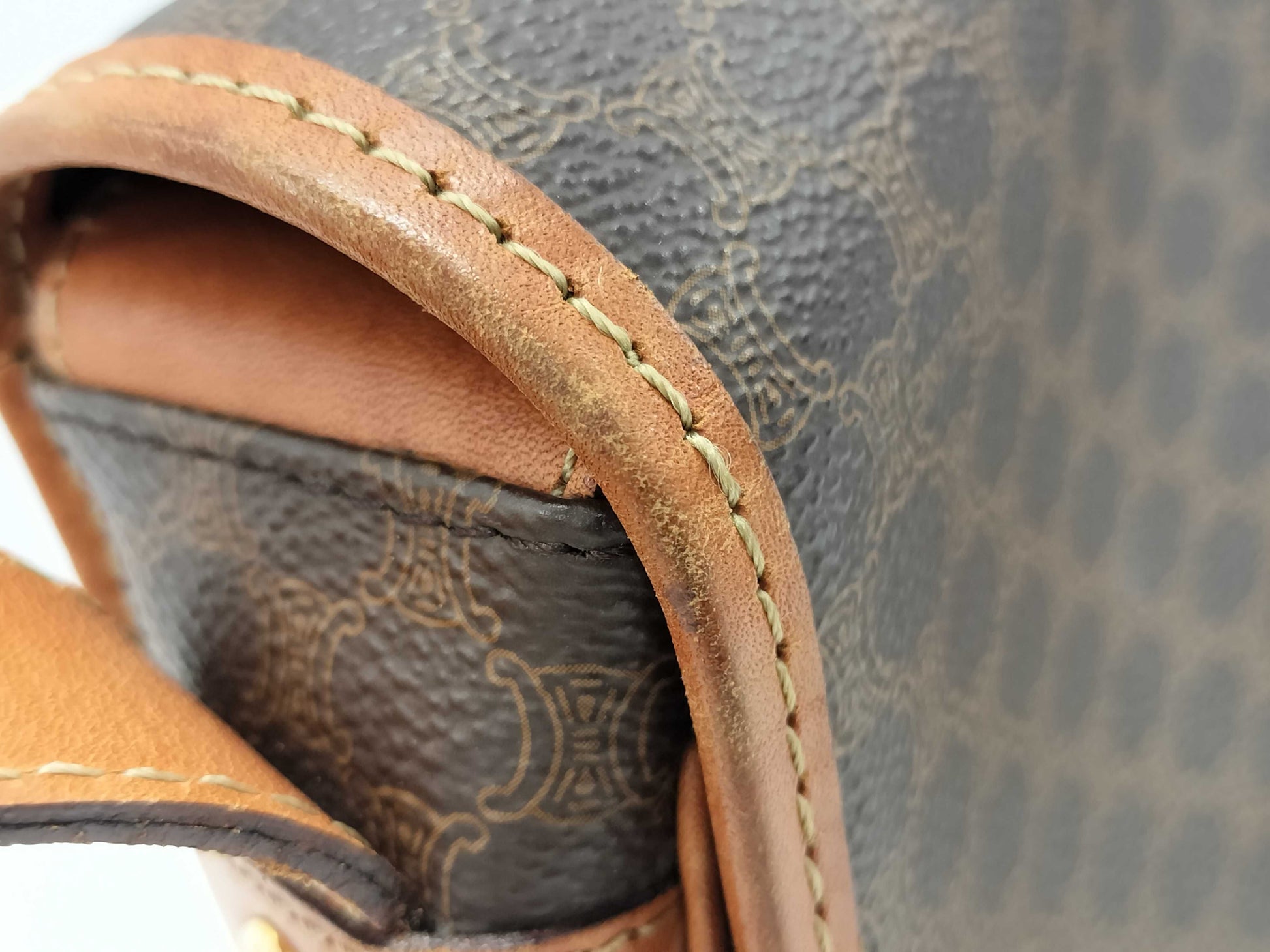 CELINE Macadam Shoulder Bag
