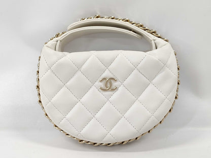 CHANEL Matelasse Mini Bag White Bag