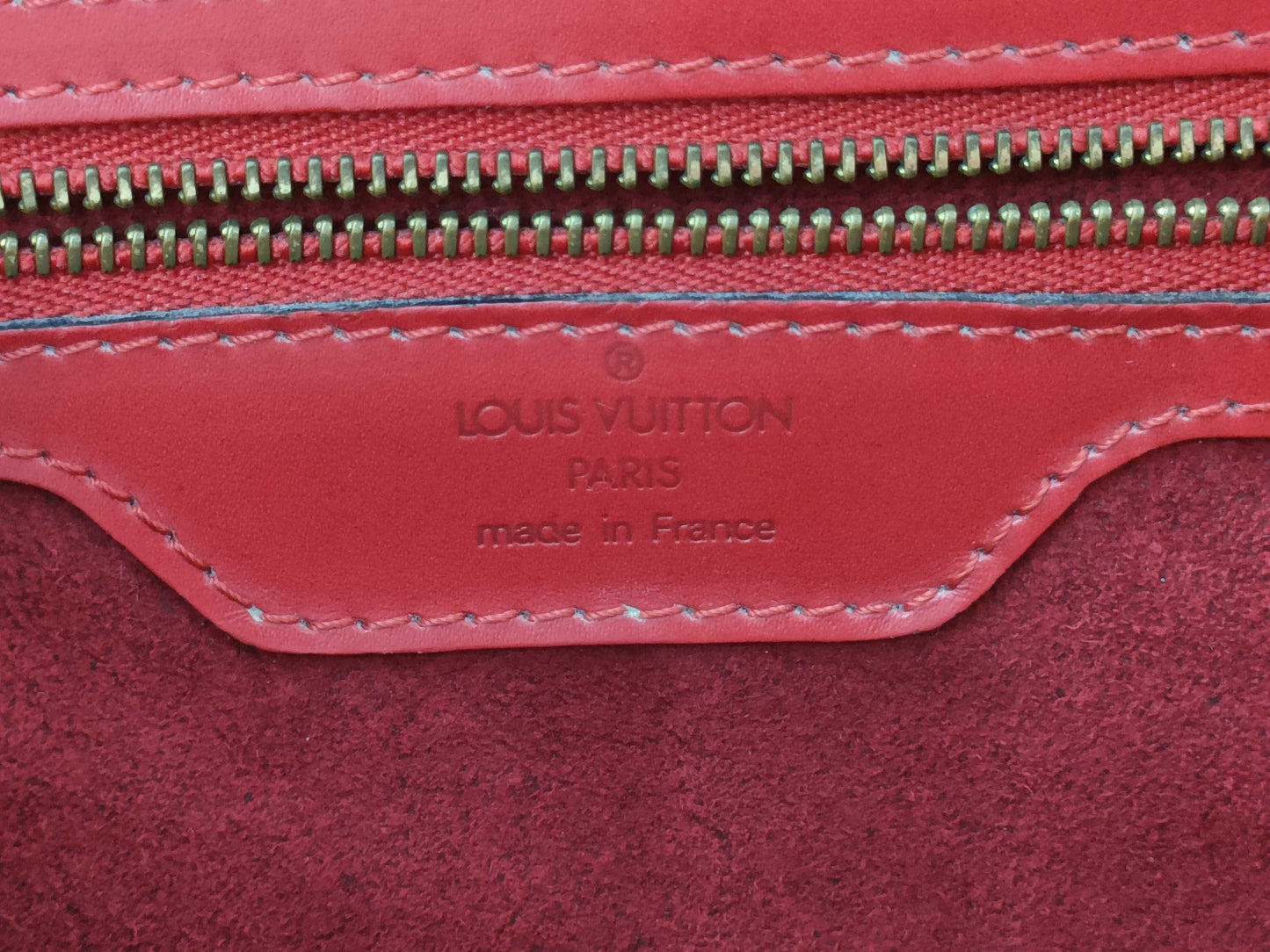 LOUIS VUITTON Epi Saint-Jacques Tote Bag Red Bag