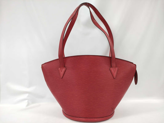 LOUIS VUITTON Epi Saint-Jacques Tote Bag Red Bag