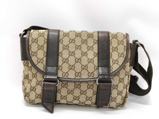GUCCI GG Canvas 145858 Shoulder Bag