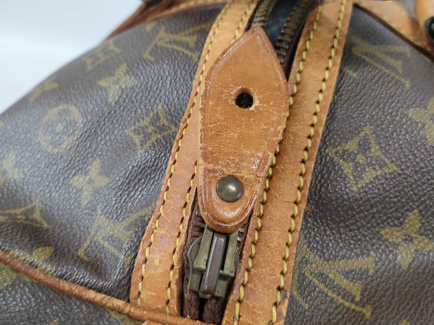 LOUIS VUITTON Monogram Sax Souple Boston Bag