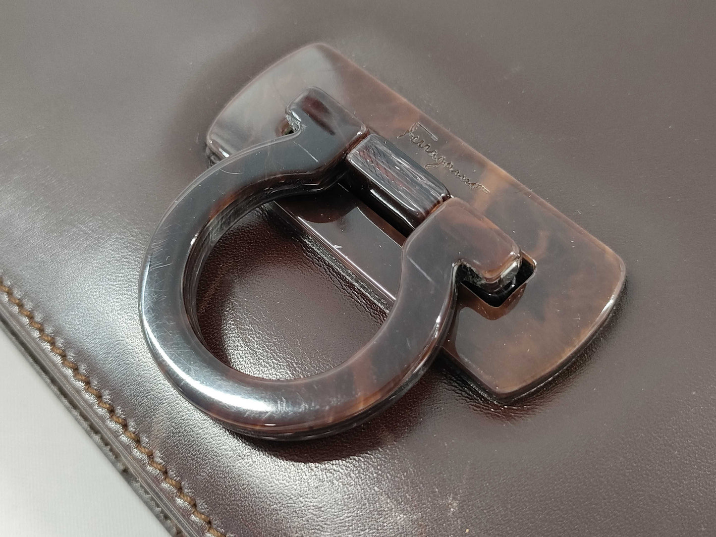 Salvatore Ferragamo Gancini Shoulder Bag Bag