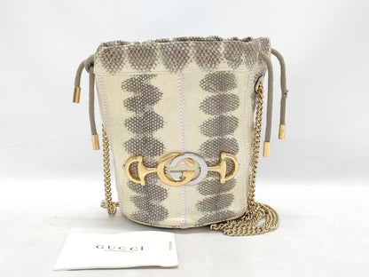 GUCCI Gucci Python 576432 Chain Shoulder Bag Shoulder Bag