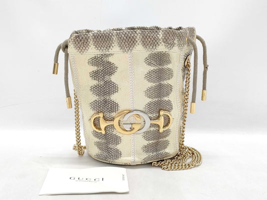 GUCCI Gucci Python 576432 Chain Shoulder Bag Shoulder Bag