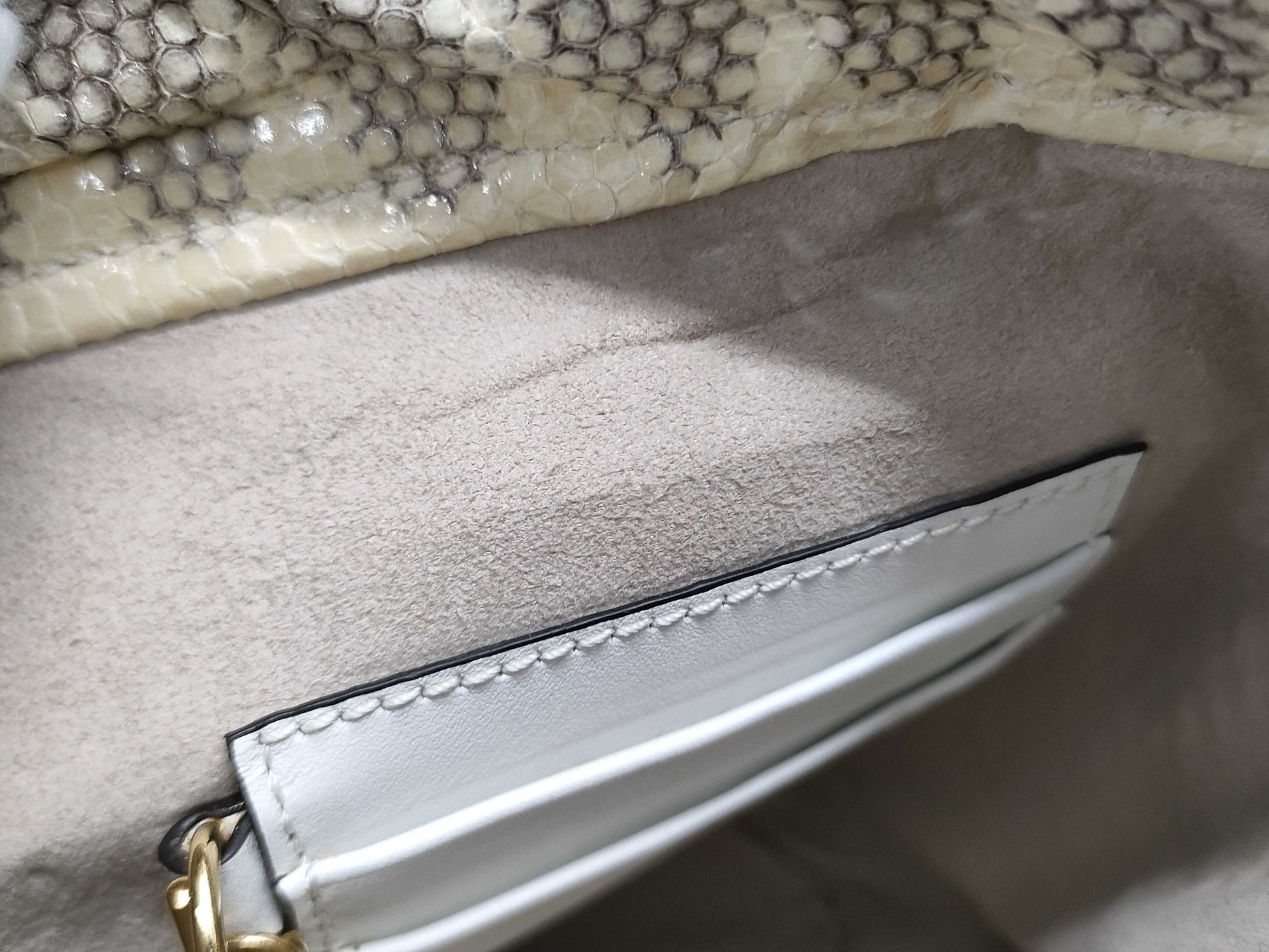 GUCCI Gucci Python 576432 Chain Shoulder Bag Shoulder Bag