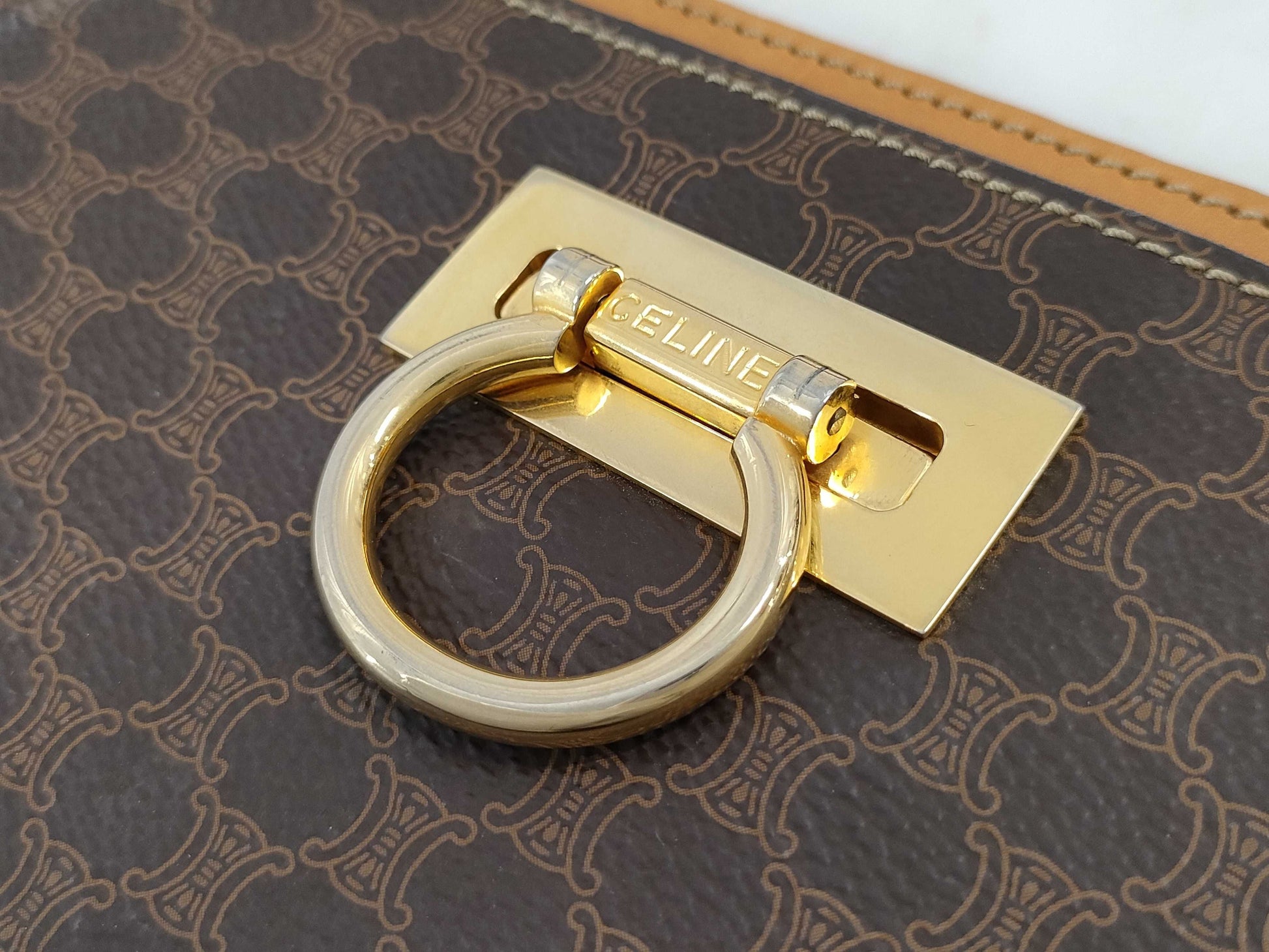 CELINE Macadam Handbag Bag