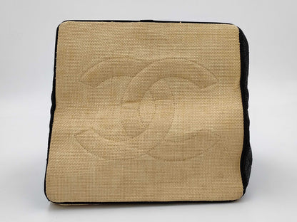 CHANEL Straw Shoulder Bag