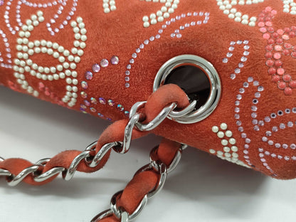 CHANEL SAMPLE COCO MARK RHINESTONE SHOULDER BAG