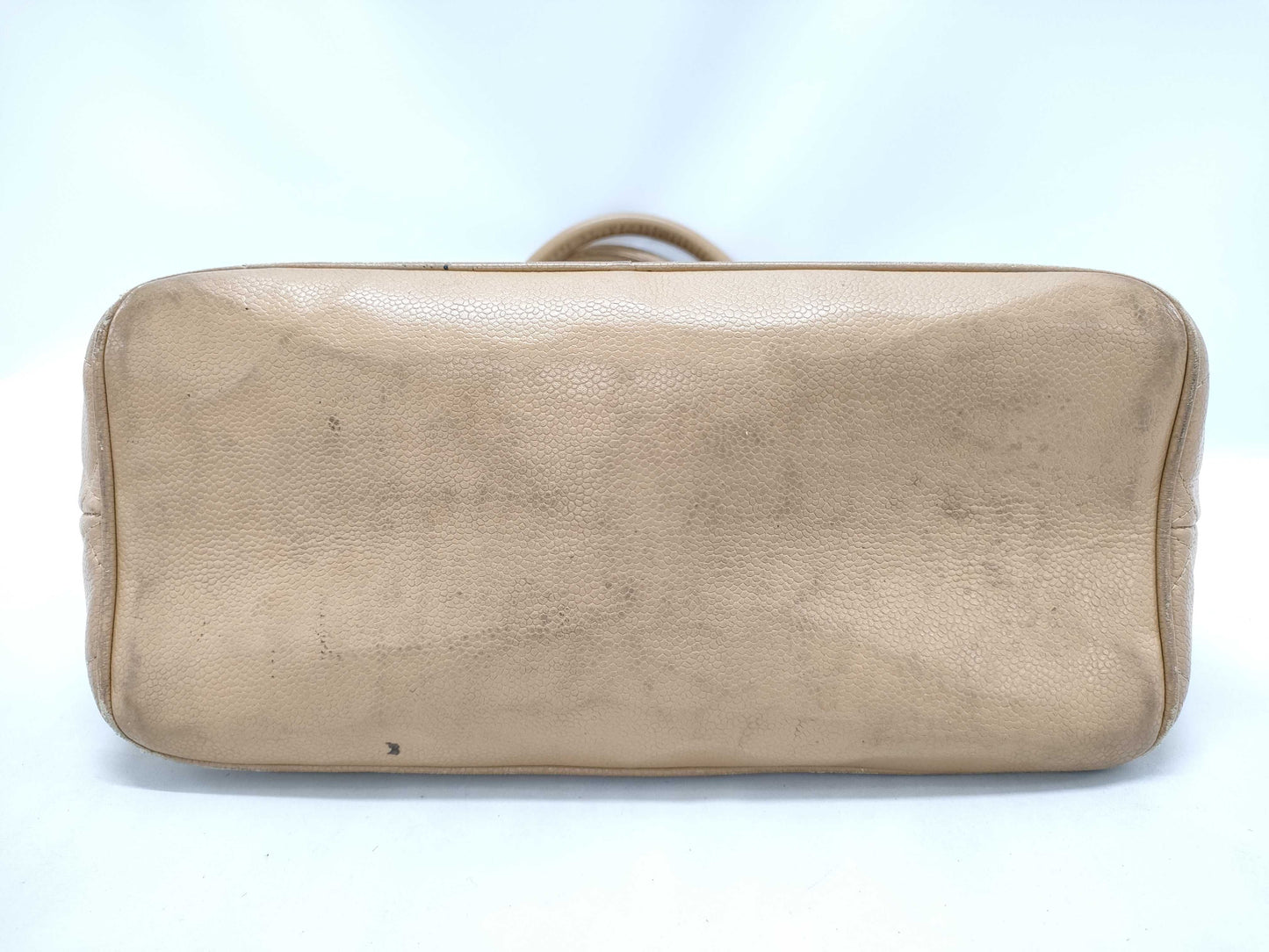 CHANEL Caviar Skin Reissue Tote Bag, Beige
