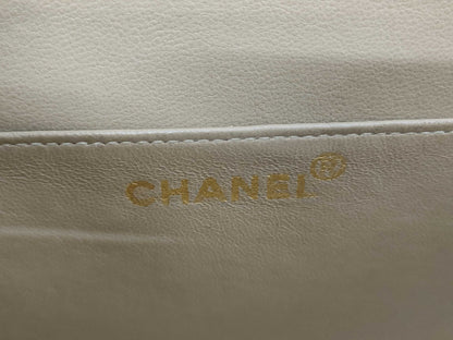 CHANEL Patent Beige Business Bag
