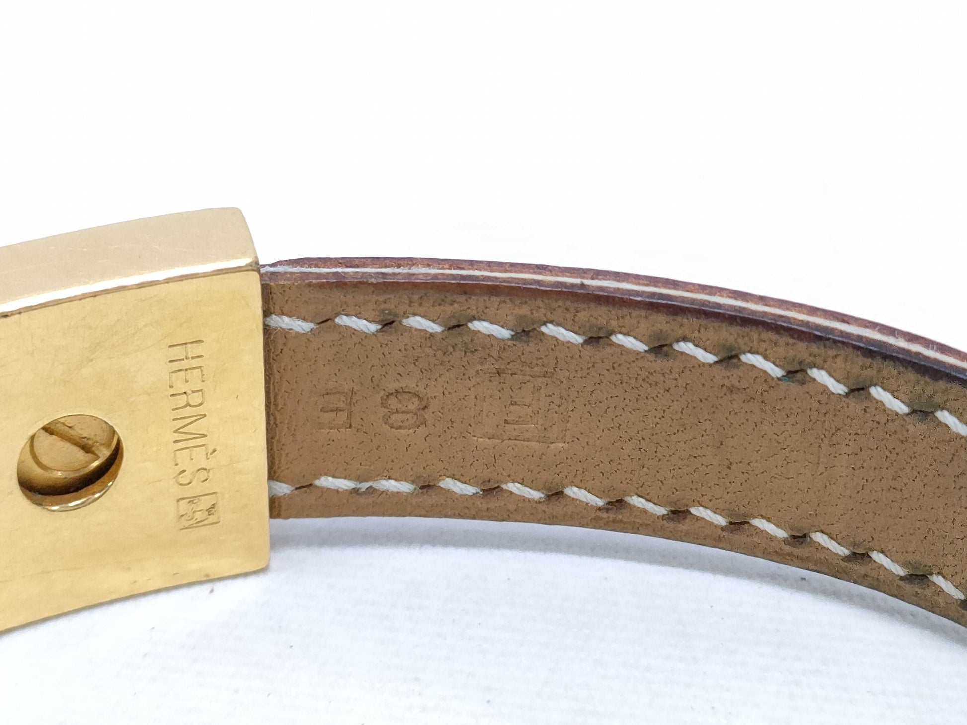 HERMES Bracelet □F Bracelet Bangle