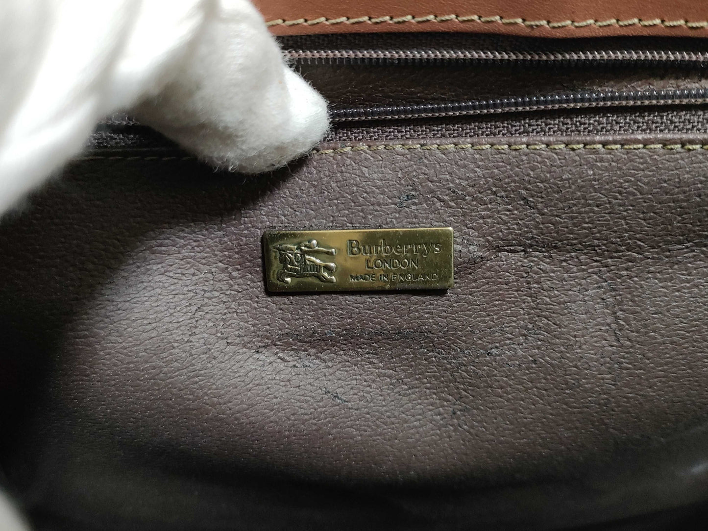 BURBERRY Nova Check Handbag Tote Bag Tote Bag