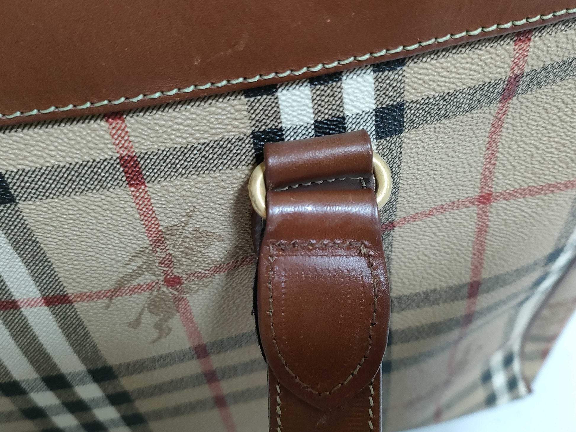 BURBERRY Nova Check Handbag Tote Bag Tote Bag