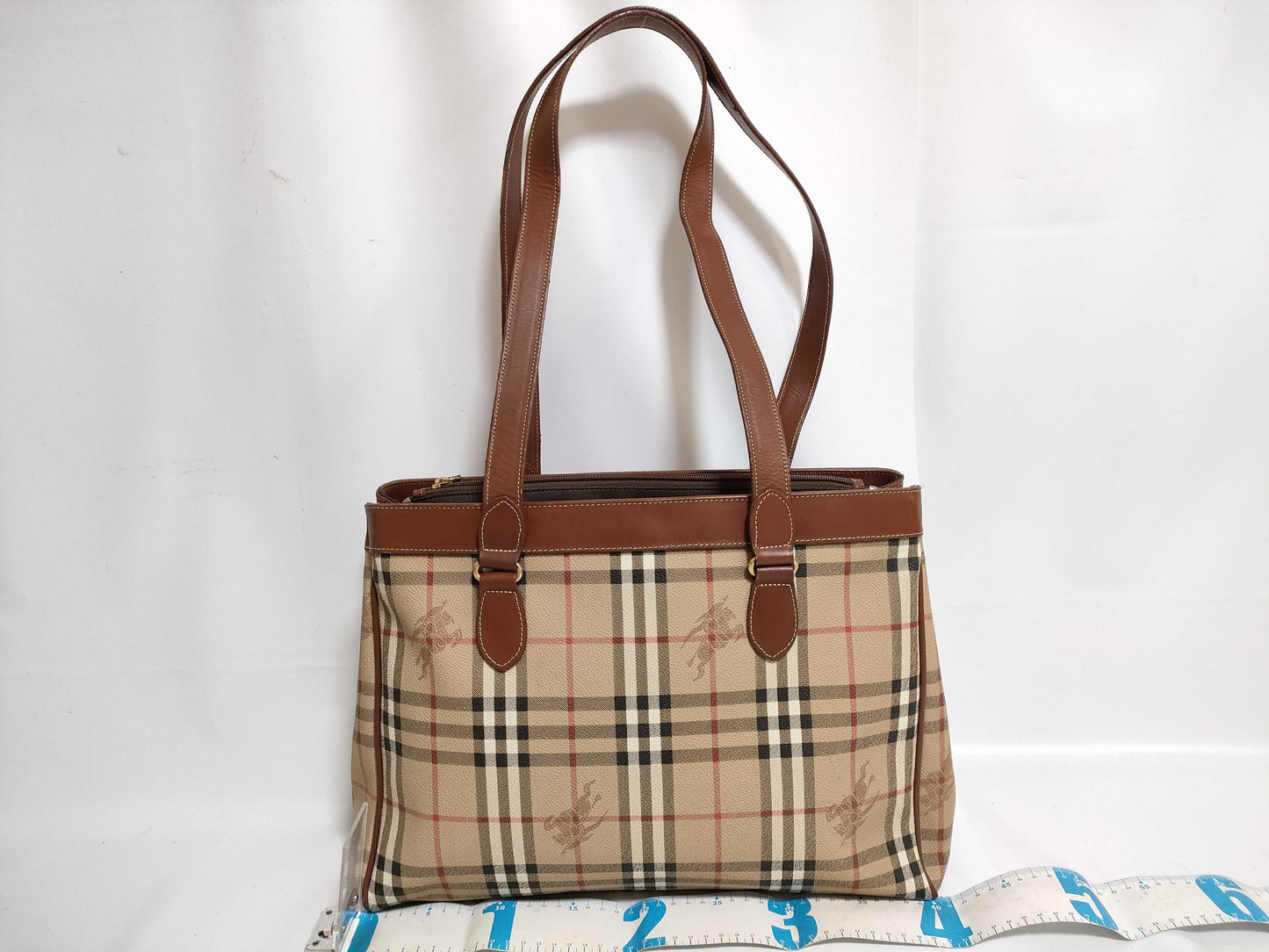 BURBERRY Nova Check Handbag Tote Bag Tote Bag
