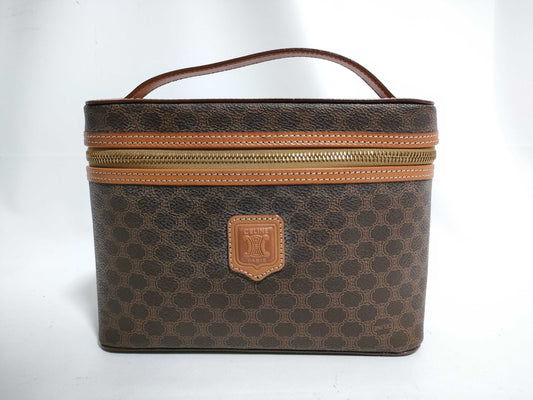 CELINE Macadam Vanity Handbag Vanity Bag