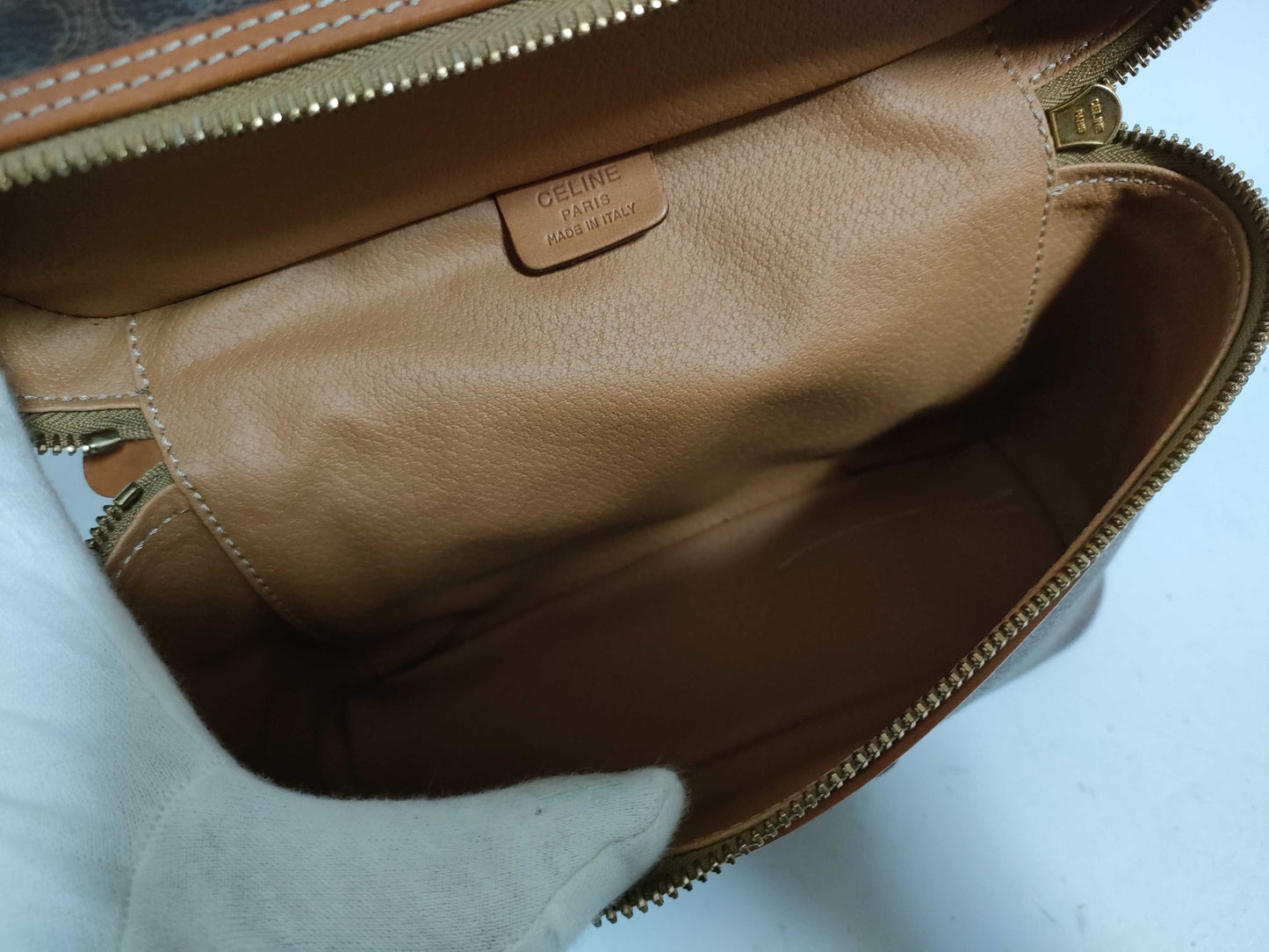 CELINE Macadam Vanity Handbag Vanity Bag