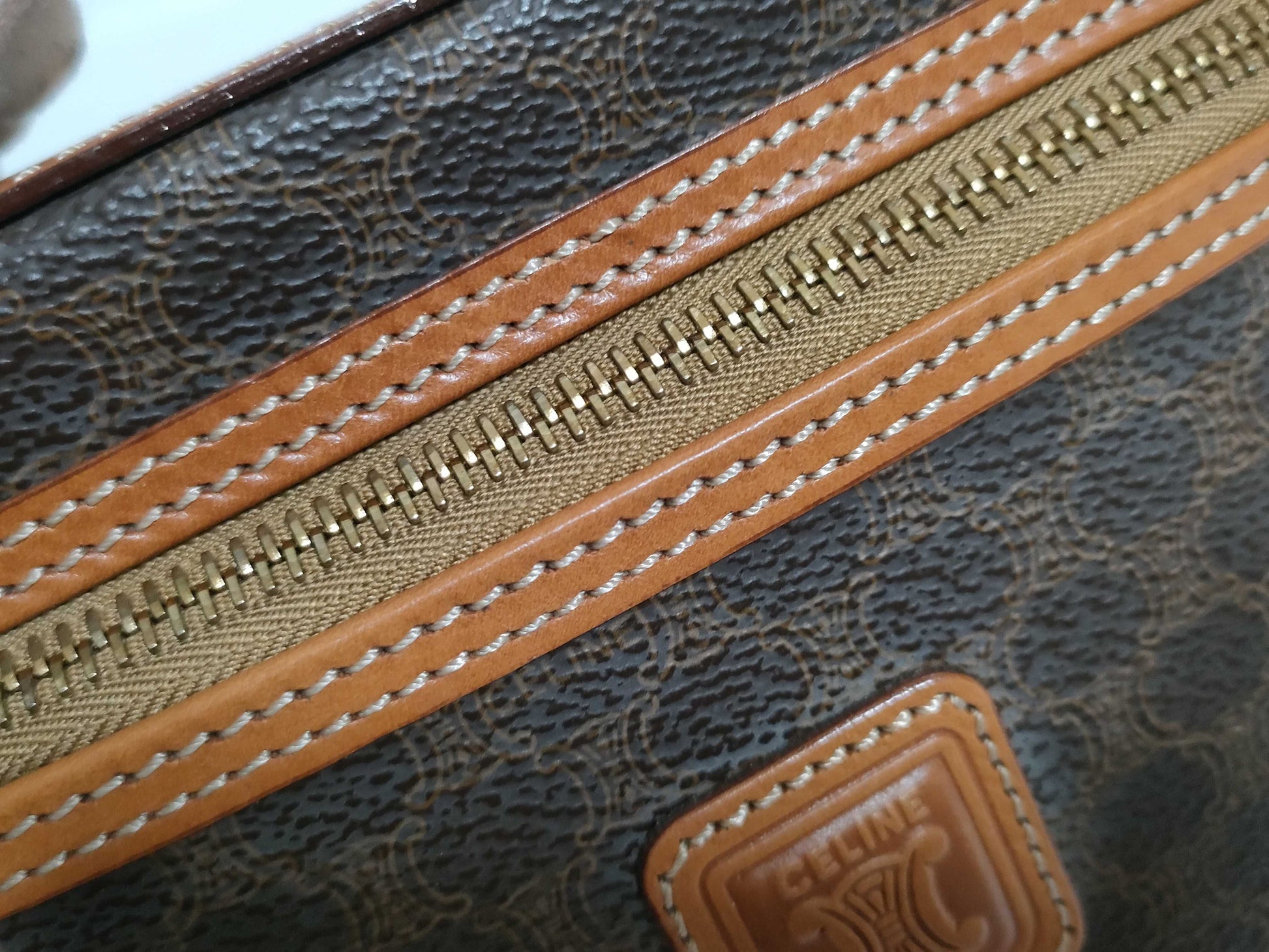CELINE Macadam Vanity Handbag Vanity Bag