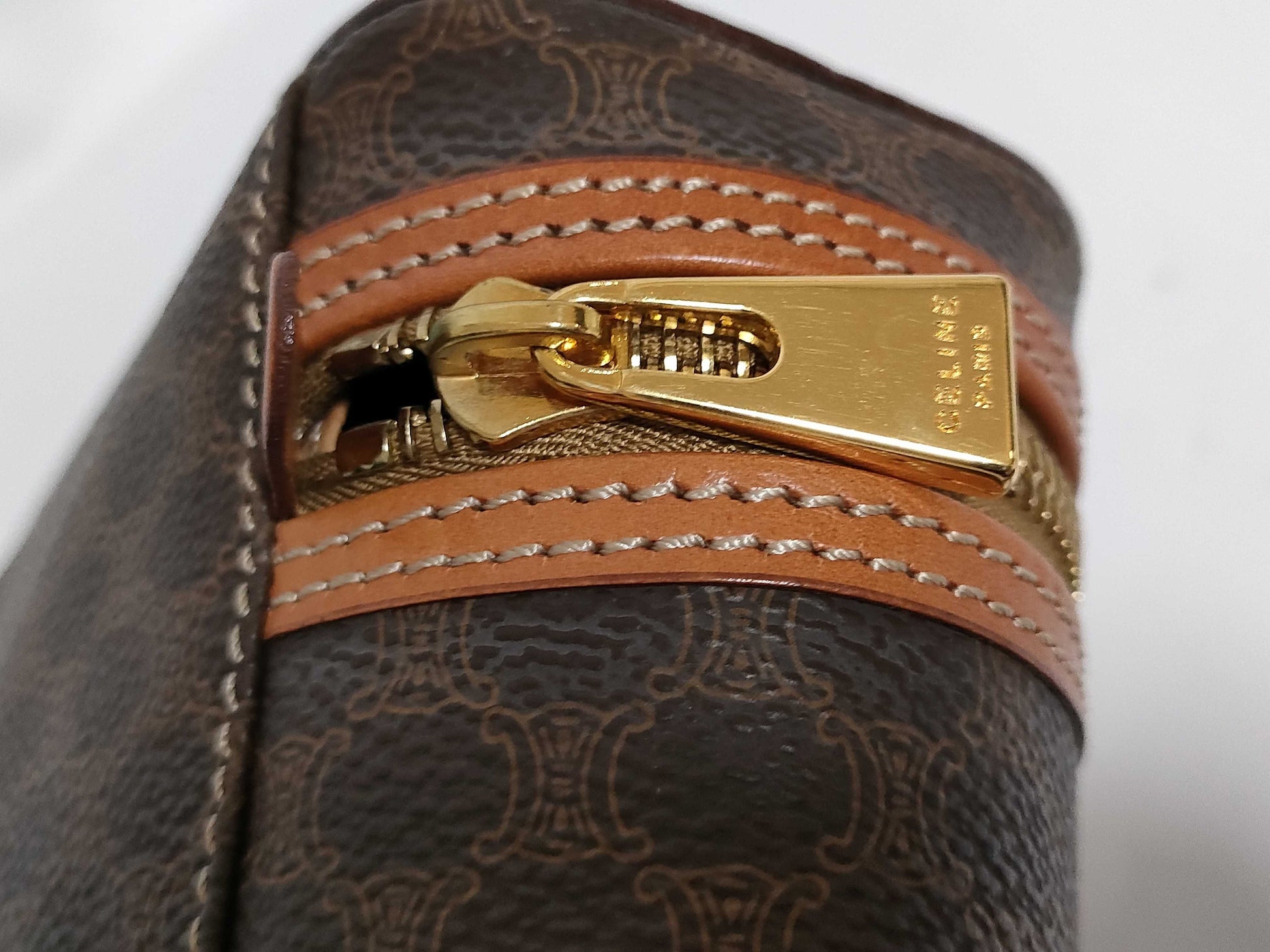 CELINE Macadam Vanity Handbag Vanity Bag