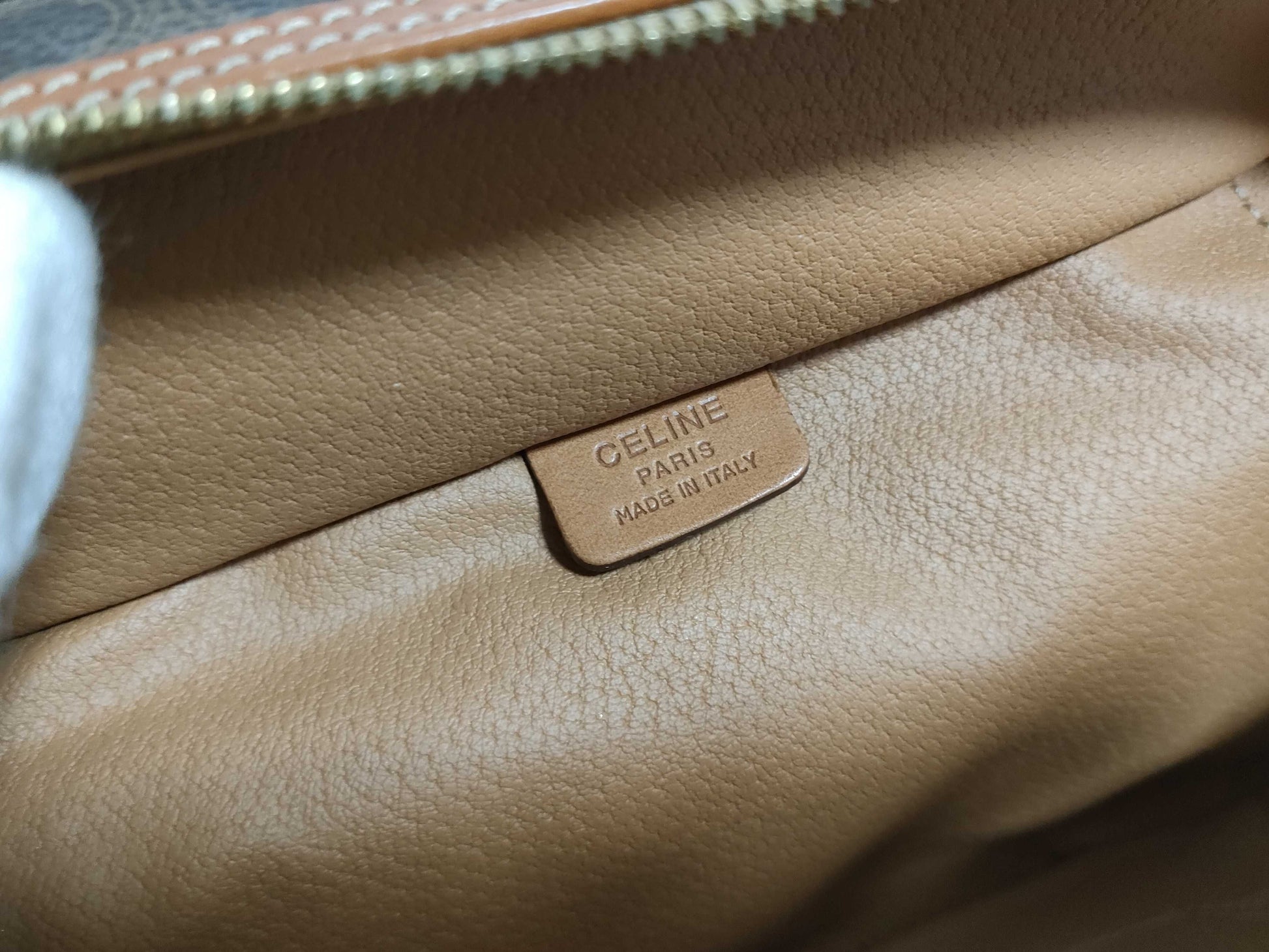 CELINE Macadam Vanity Handbag Vanity Bag