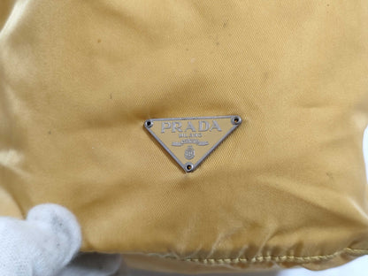 PRADA Nylon Prada Saffiano Drawstring Bag Pouch